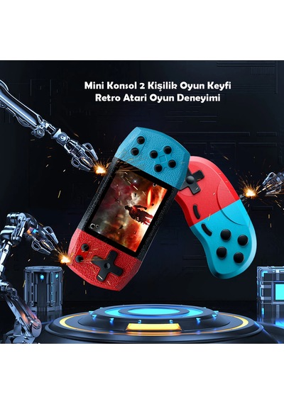 Techtic Tt-Retro 2 Kişilik 620 Klasik Oyun El Atarisi