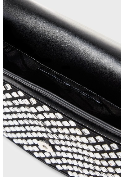 Armani Exchange Taşlı Ayarlanabilir Askılı Çanta Kadın Çanta Xw003374 Af26449 Mc009 Siyah
