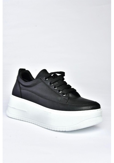 Fox Shoes P274117509 Siyah Yüksek Tabanlı Kadın Spor Ayakkabı Sneakers Siyah Melanj Fox Shoes P274117509 Siyah Yüksek Tabanlı Kadın Spor Ayakkabı Sneakers Siyah Melanj