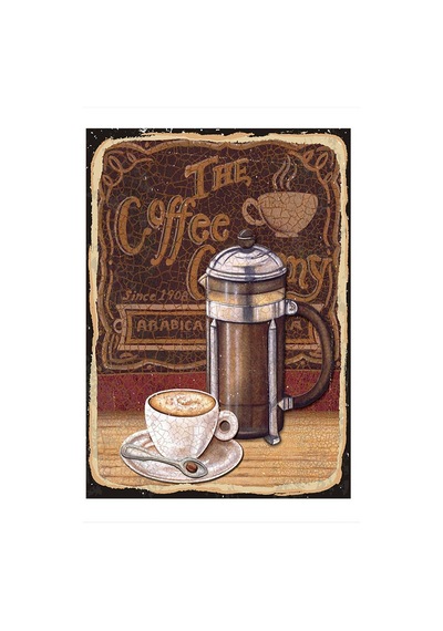Bedeko Kahve Zamanı Art Mdf Tablo 50 Cm X 70 Cm