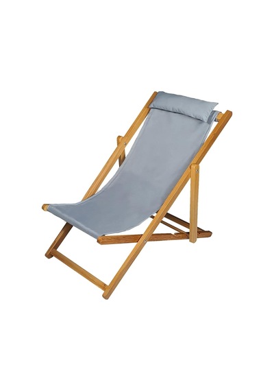 Ahşap Katlanabilir Taşınır Şezlong. Plaj, Bahçe, Teras, Balkon Şezlongu. Gri Çok Renkli Ahşap Katlanabilir Taşınır Şezlong. Plaj, Bahçe, Teras, Balkon Şezlongu. Gri Çok Renkli