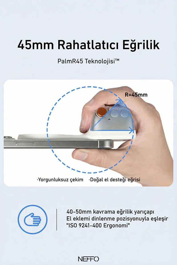 Magsafe Selfie Çubuğu Kamera Kolu Led Işıklı, Bluetooth Kumandalı, Profesyonel Çekim