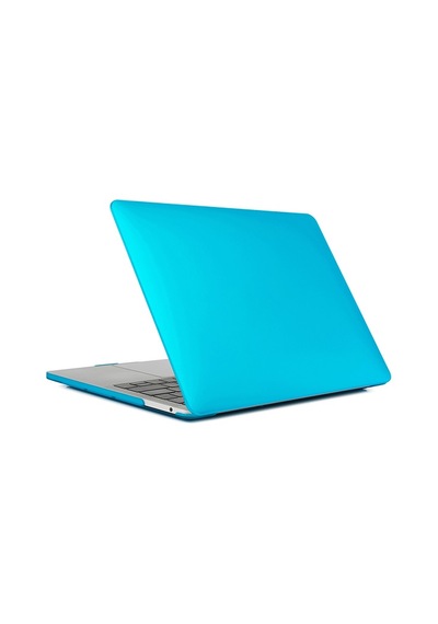 Ally Apple Uyumlu MacBook Pro 13 2020 A2251 A2289 A1706-A1708-A1989-A2159 Kristal Kapak Koruma Kılıf Mavi