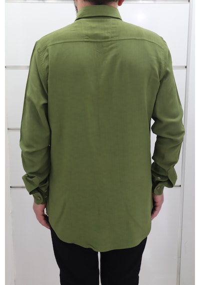 Becces Dmctekstil Erkek 009 Düz Spor Kesim Dar Kalıp Cepsiz Uzun Kollu Yazlık Keten Gömlek Haki Becces Dmctekstil Erkek 009 Düz Spor Kesim Dar Kalıp Cepsiz Uzun Kollu Yazlık Keten Gömlek Haki