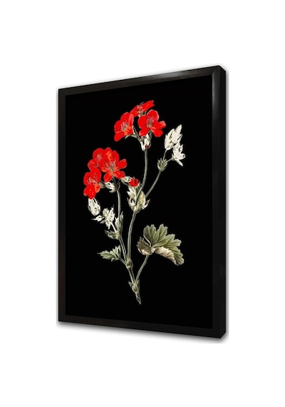 Leylekler Ve Çiçekler Üçlü Çerçeveli Mdf Tablo Seti-172259