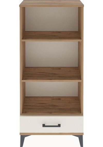 Arges Dolap 3 Raflı Tek Çekmeceli 60x30x134 Çam-aytaşı Çam