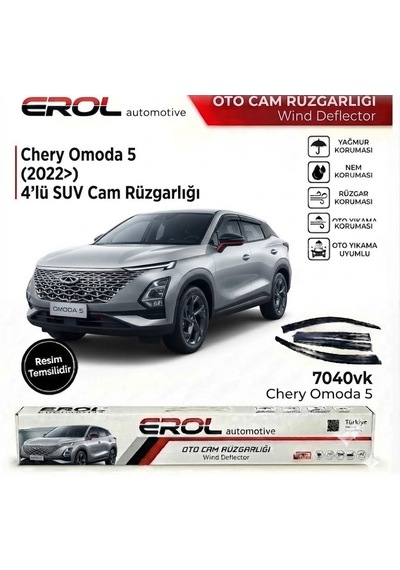 Chery Omado 5 2022 4'lü Suv Mugen Cam Rüzgarlığı