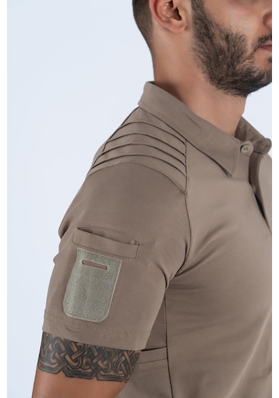 Combat Tactical Tactical Tişört 804 Pike K.kol-1155-bej Bej