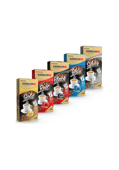 Espressomm® Premium Karışık Alüminyum Kapsül Kahve (50 Adet) - Ne