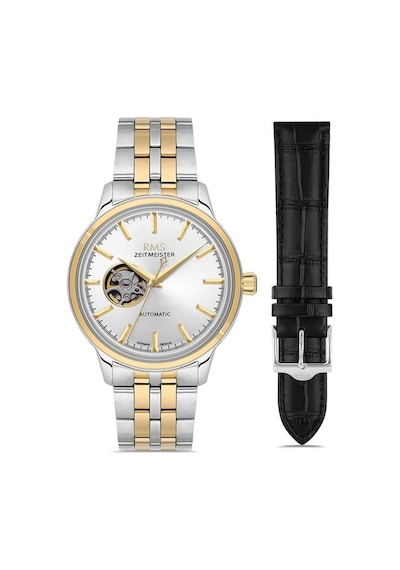 Rms Zeitmeister Rms.1.ag1637.06 Otomatik Mekanizmalı Kristal Camlı Çelik Kordon Çelik Kasa 5 Atm Suya Dayanıklı Metalik-altın Renk Erkek Kol Saati Çok Renkli Rms Zeitmeister Rms.1.ag1637.06 Otomatik Mekanizmalı Kristal Camlı Çelik Kordon Çelik Kasa 5 Atm Suya Dayanıklı Metalik-altın Renk Erkek Kol Saati Çok Renkli