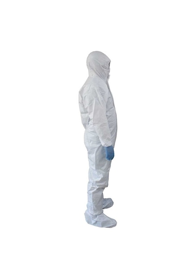 Vento Xl Guard Koruyucu Tulum Beyaz - Hafif - Non-woven Kumaş Boy: 179-187cm - Göğüs: 108-115cm 563