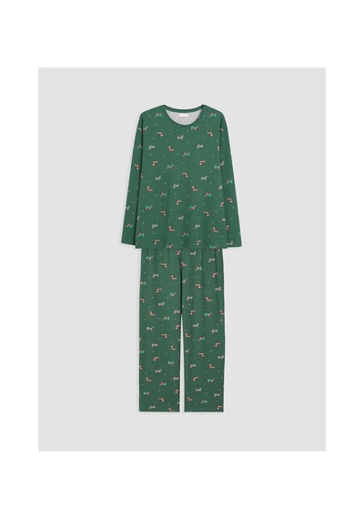 LC Waikiki Alıta Cıty Farkıyla Lcw Dream Yeşil Penye Desenli Uzun Kollu Kadın Pijama Takım Yesil - 929595091 Yesil LC Waikiki Alıta Cıty Farkıyla Lcw Dream Yeşil Penye Desenli Uzun Kollu Kadın Pijama Takım Yesil - 929595091 Yesil
