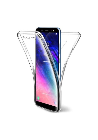 Samsung Uyumlu Galaxy A6 2018 360 Derece Kilif Kristal Silikon Seffaf S 304619625