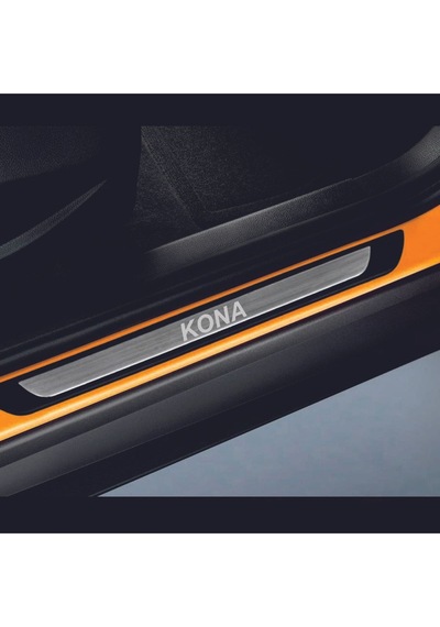 Hyundai Kona Tüm Modeller Old Krom Kapı Eşiği 4 Parça Paslanmaz Çelik