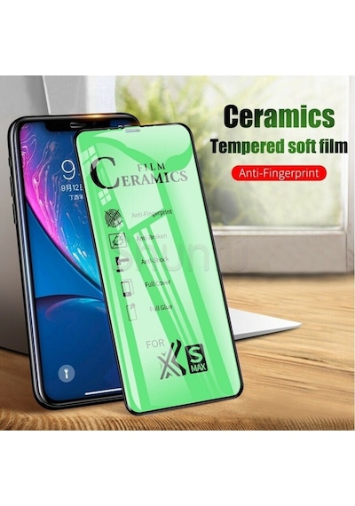 Xiaomi Redmi Note 9S Tam Kaplayan Seramik Nano Esnek Koruyucu Istemiyorum