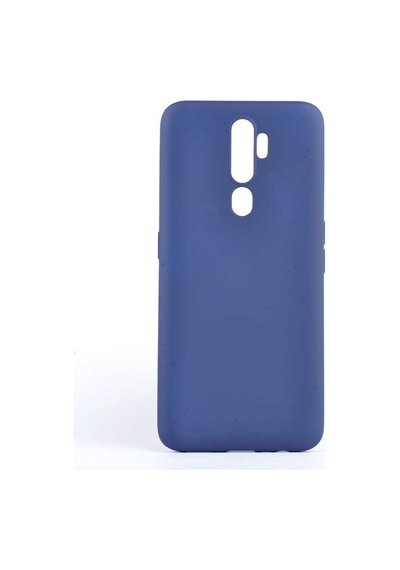 Noktaks - Oppo Uyumlu Oppo A5 2020 - Kılıf Mat Renkli Esnek Premier Silikon Kapak - Gold