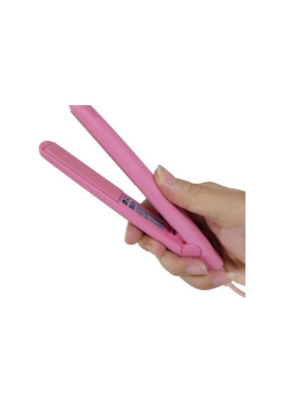Seyahat Tipi Mini Saç Düzleştirici Seramik Uçlu Düzleştirici Pembe
