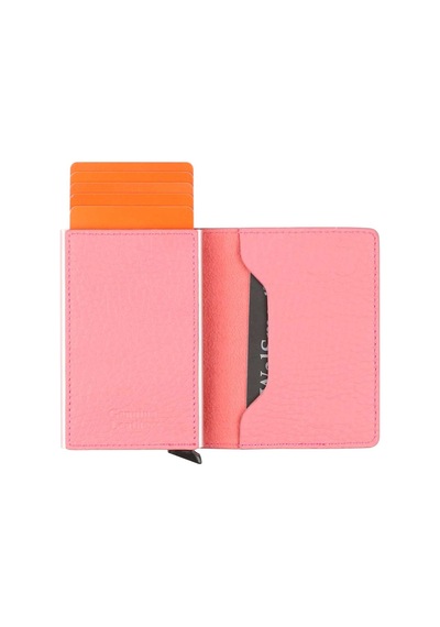 Walsmart Book Floater Akıllı Mekanizmalı Deri Cüzdan Pembe