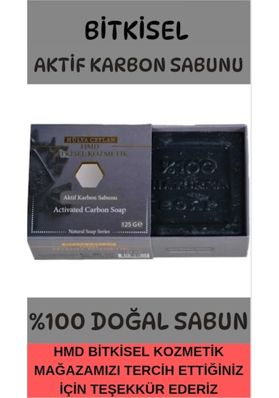 Hmd Bitkisel Kozmetik Aktif Karbon + Keçi Sütlü Sabun 2 x 125 G