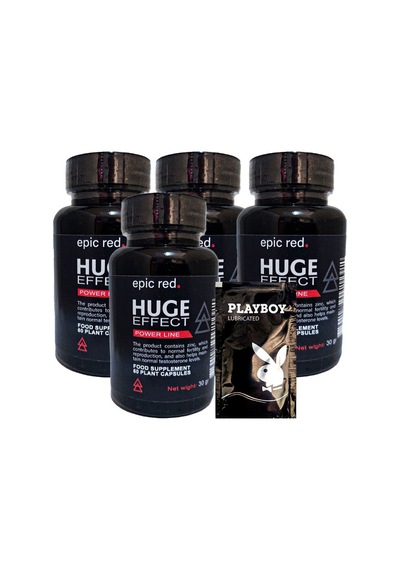 Huge Effect Erkeklere Özel 60'lı X 4 Adet X + Jel