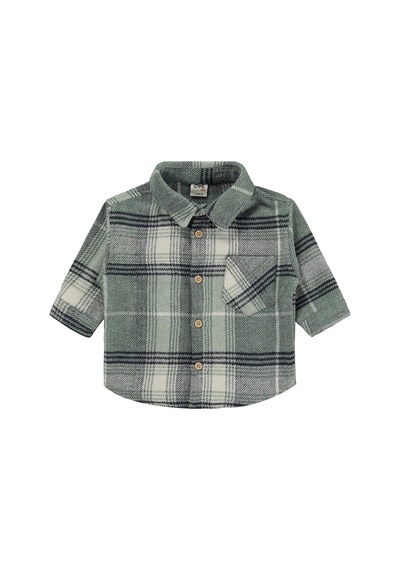 Civil Baby Oduncu 6-18 Ay Gömlek - Yeşil