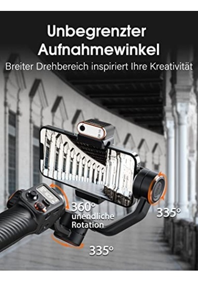 M6 Kit 3 Eksenli Cep Telefonu Stabilizatörü Manyetik Aı Izleyicili Gimbal Akıllı Telefon Ayarlanabilir Cct Rgb Iş Diğer