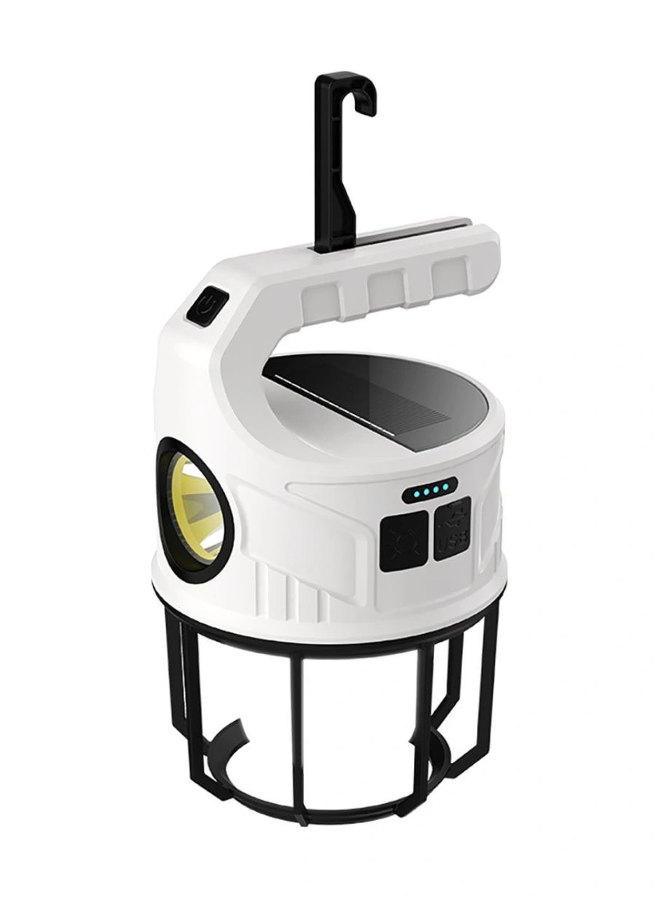 Powermaster Kl-537a Solar 6 Fonksiyonlu El Feneri Işıldak Kırmızı - Siyah