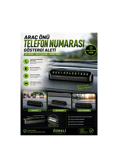 Araç İçi Telefon Numaratörü Açılır Kapanır