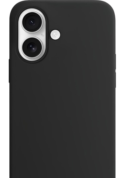 Apple Uyumlu iPhone 17 Soft Touch Lansman Silikon Kılıf Mat Siyah