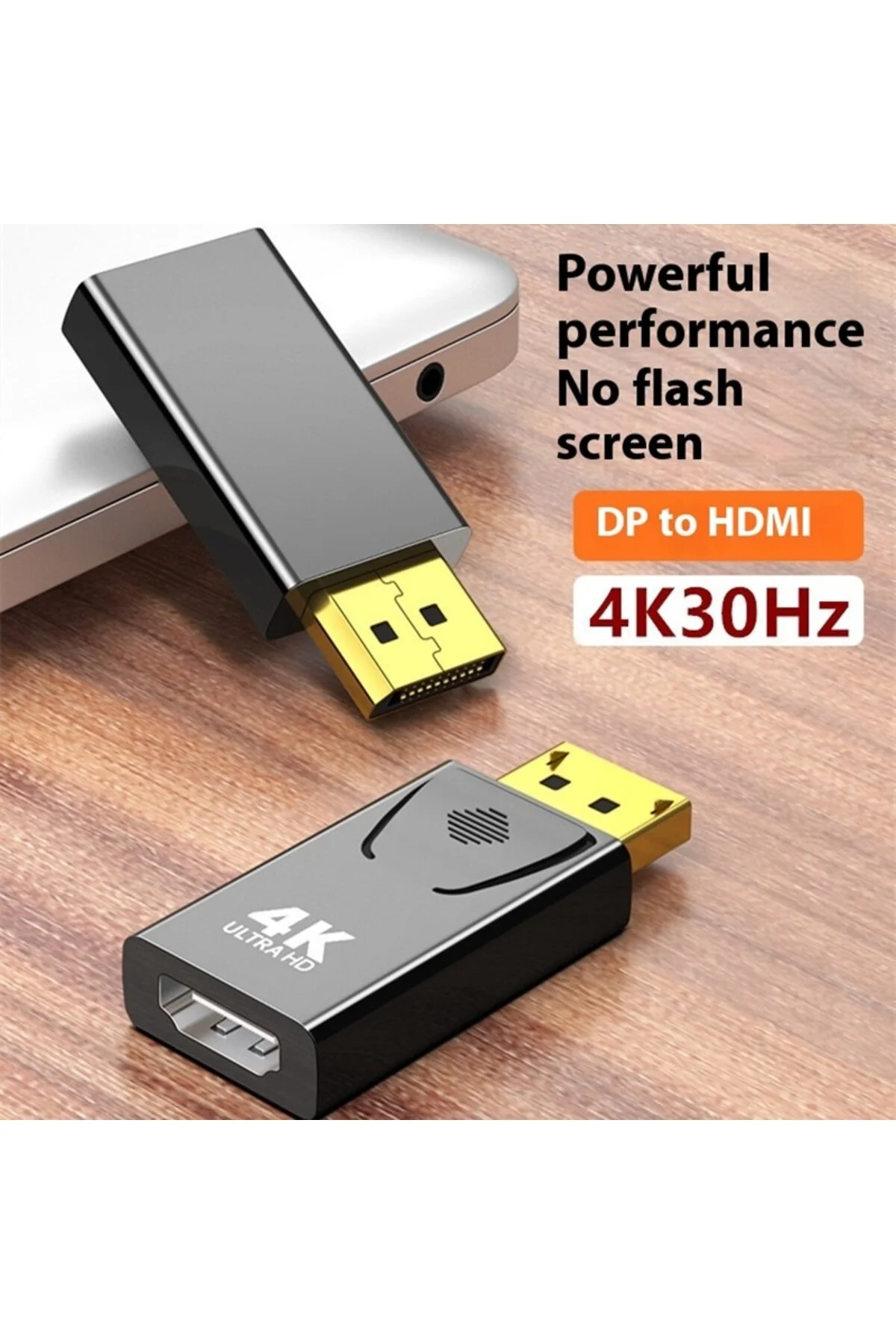4k Ultra Hd 30 60hz Hdmi Dişi To Dp Erkek Adaptör Displayport To Hdmı Adaptor Çevirici Dönüştürücü