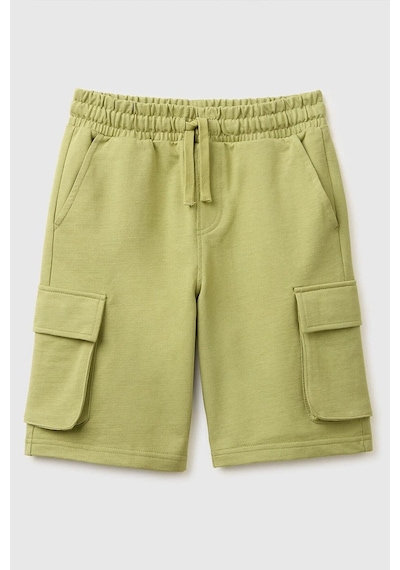 United Colors Of Benetton Erkek Çocuk Beli İp Detaylı Ön Cepli Bermuda Şort Haki 6-14 Yaş-2810 United Colors Of Benetton Erkek Çocuk Beli İp Detaylı Ön Cepli Bermuda Şort Haki 6-14 Yaş-2810