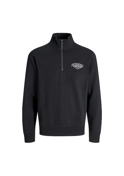 Jack & Jones Erkek Sweat 12278608 Siyah Siyah
