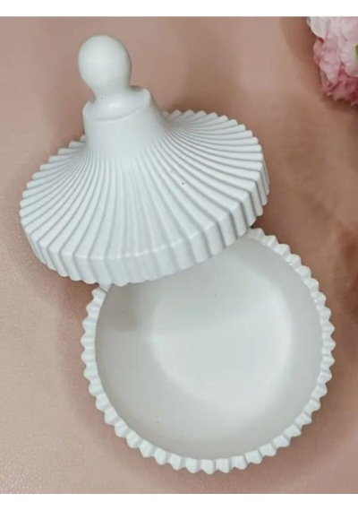 Bernami Mumluk Şamdanpinterest Dekoratif Vazo, Kapaklı Mumluk Ve Mum 3'lü Set Diğer