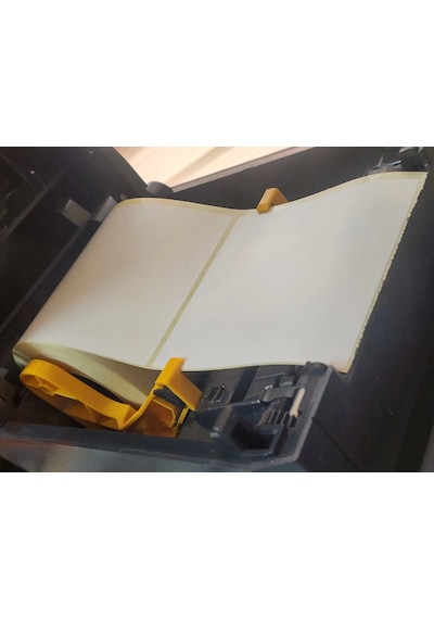 500 Sarımlı 100x100mm Termal Barkod Etiketi 1.kalite Hamur Rulo Kargo Etiketi Güçlü Yapışkanlı Zebra 1 Adet