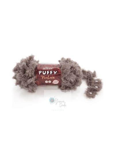 1 Adet Puffy Furlove 530 Elle Örülen Kalpli Yastık Bebek Battaniyesi Örgü Ipi