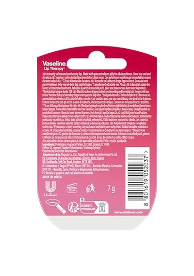 Vaseline Rosy Lip Therapy 0.25oz
