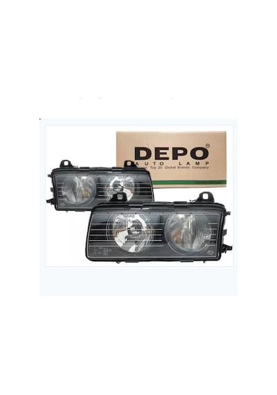 BMW E36 Yıl 1991-1999 Depo Sağ Far Beneksiz Mercekli 63121393272