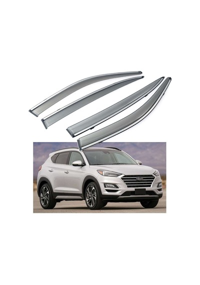 Hyundai Tucson 2015 2020 Kromlu Cam Rüzgarlığı