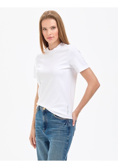 Pierre Cardin Kadın Beyaz Tişört Basic 50323570-vr013