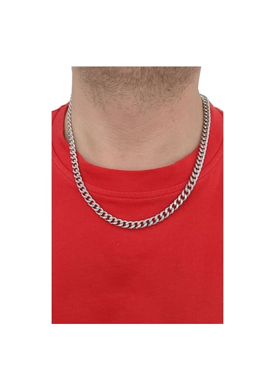 Chavin Gri 55 Cm. 7 Mm. Gürmet Erkek Çelik Zincir Dm95 (478254999) Gümüş