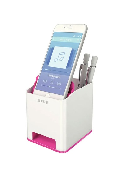 Leitz Wow Sound Çift Renkli Kalemlik Metalik Pembe 53631022