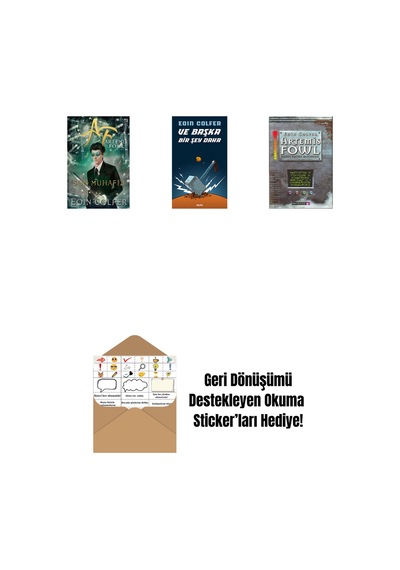 Artemis Fowl 8 - Son Muhafız + Ve Başka Bir Şey Daha + Artemis Fowl 2 - Kuzey Kutbu Macerası + Okuma Sticker'ları