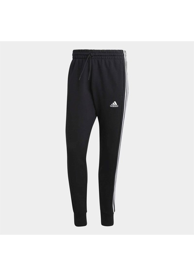 Adidas Essentials French Terry Tapered Cuff 3 Stripes Erkek Eşofm 001
