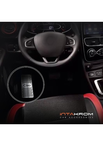 intakrom Renault Clio 4 Krom Ayak Dinlendirme Pedalı - 2012 - 2020 Hb -Sw