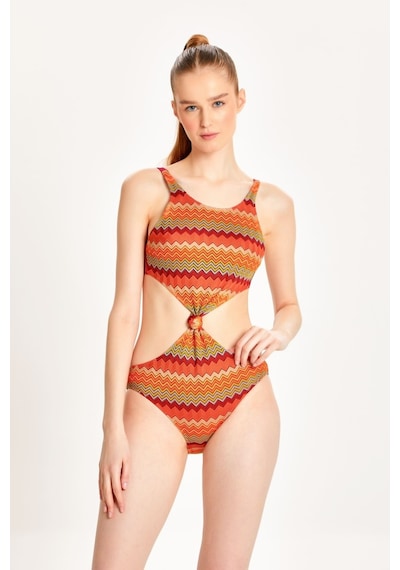 Too Salty Swimwear Kadın Bordo Dantelli Halter Yaka Mayokini 24s130st Bordo