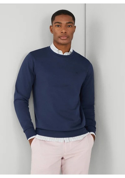Hackett Lacivert Erkek Pamuklu Sweatshirt Hm581165