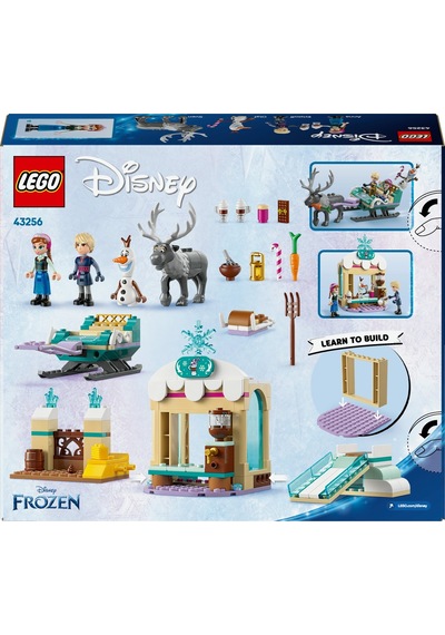 Lego Disney Princess Anna'nın Kızak Macerası 43256 - 4 Yaş & Üzeri Çocuklar İçin Yaratıcı Oyuncak Yapım Seti 192 Parça