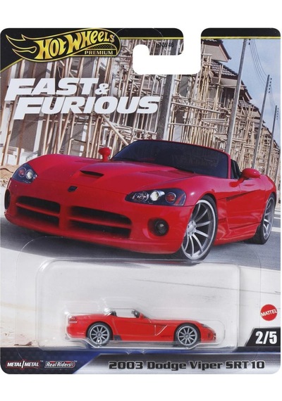 Hot Wheels Fast And Furious 2003 Dodge Viper Srt 10 2/5 Model Araba
