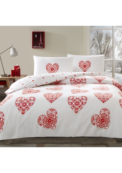 Taç Cordelıa Glow Sevgililer Günü Nevresim Takımı Çift Kişilik