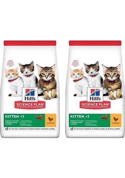 Hill's Kitten Tavuklu Yavru Kedi Maması 2 x 1500 G